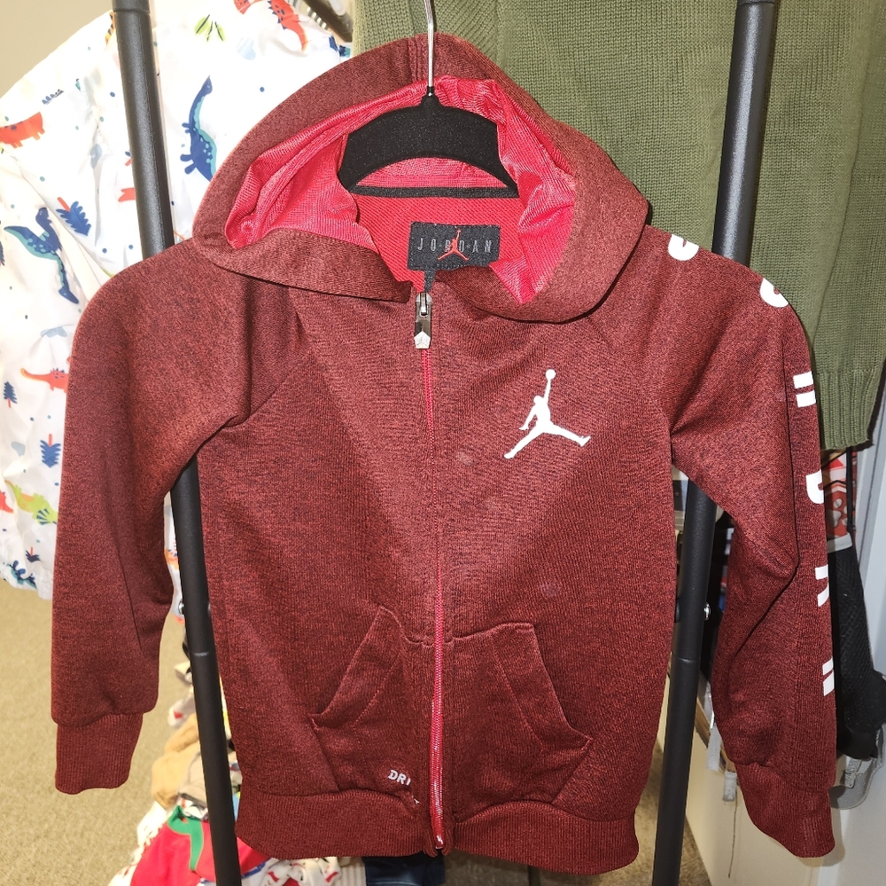 Jordan Kids Red Hoodie